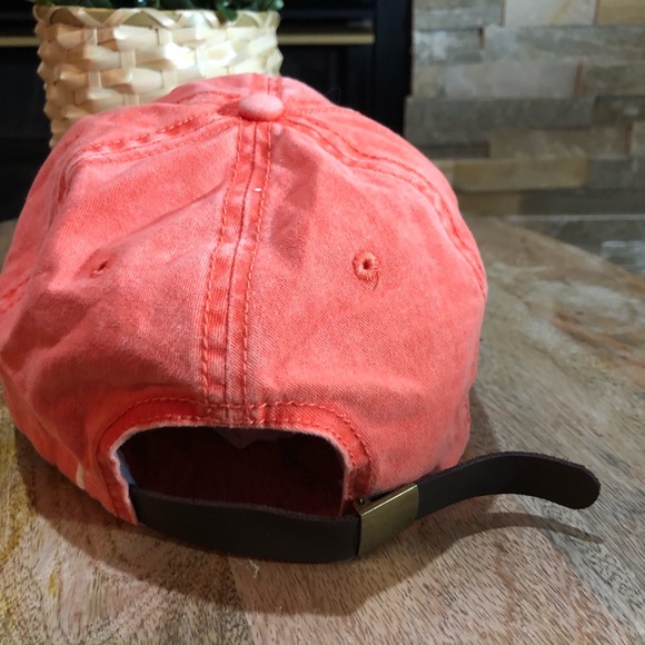 Beach Hair Distressed Cap W/ Adjustable Strap - Picture 3 of 4